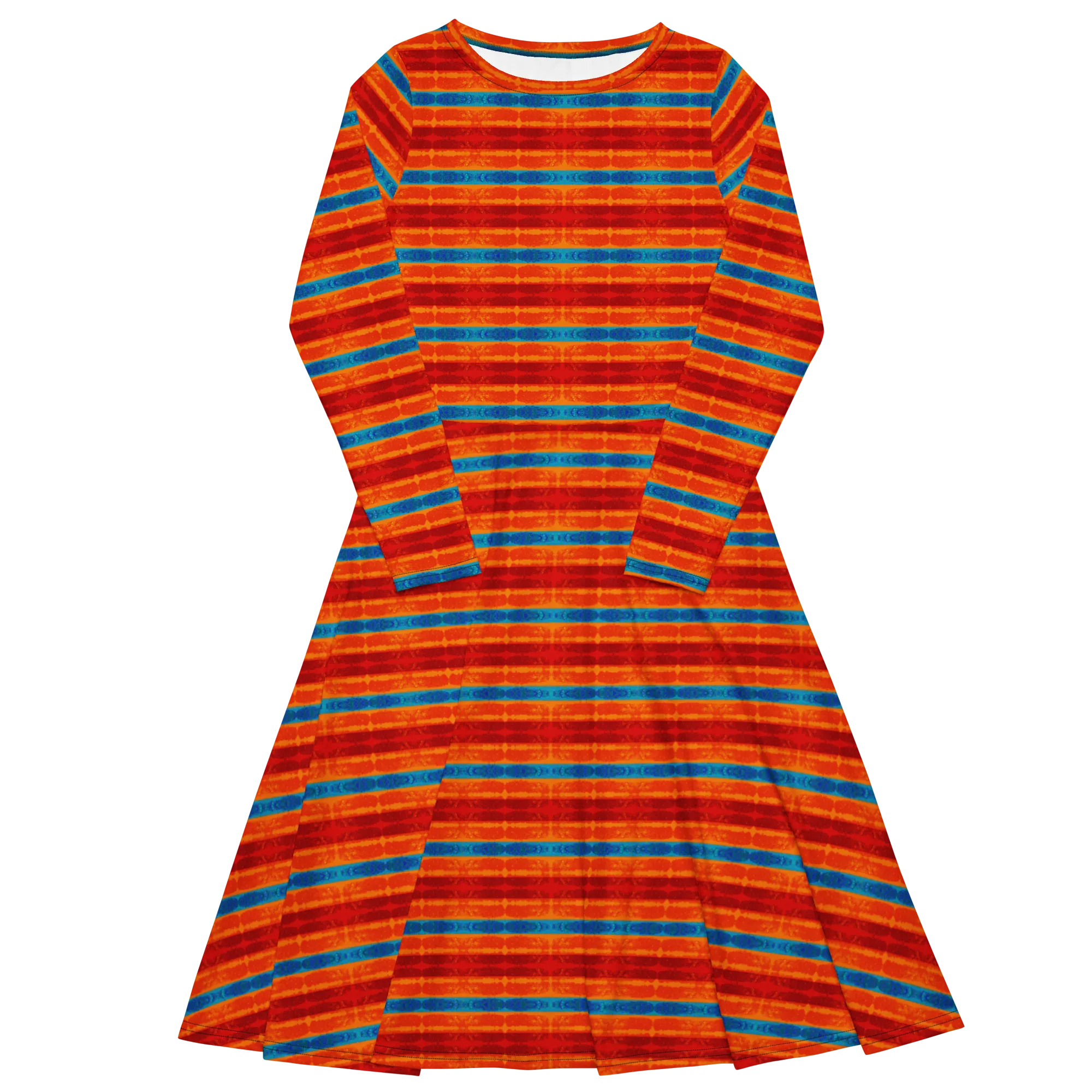 Long Sleeve Midi Dress (Her/Muliebris)(Rind#12 Rind Link Flip) RJSTH@Fabric12 RJTHS2022 RJS