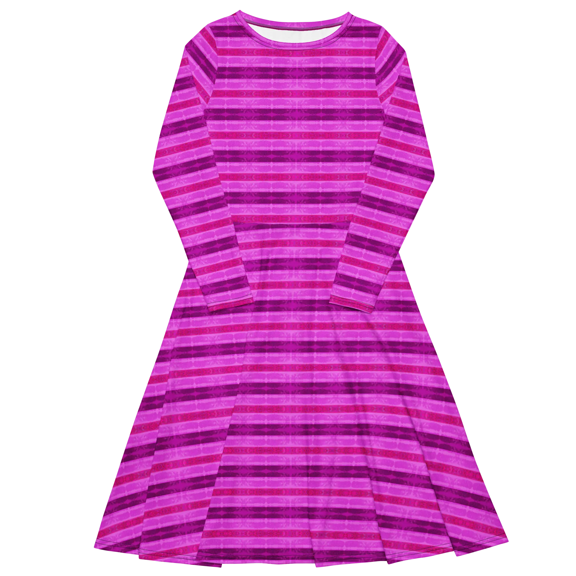 Long Sleeve Midi Dress (Her/Muliebris)(Rind#9 Rind Link Flip) RJSTH@Fabric#9 RJTHS2022 RJS