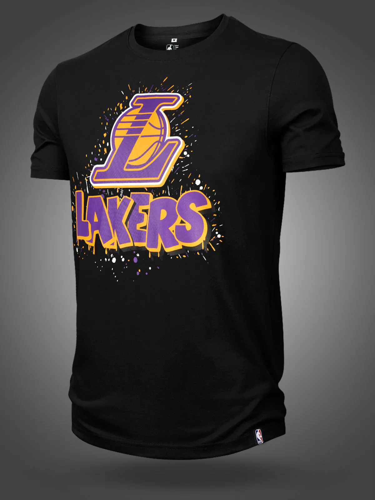 Los Angeles Lakers: Logo Drip T-Shirt - Black