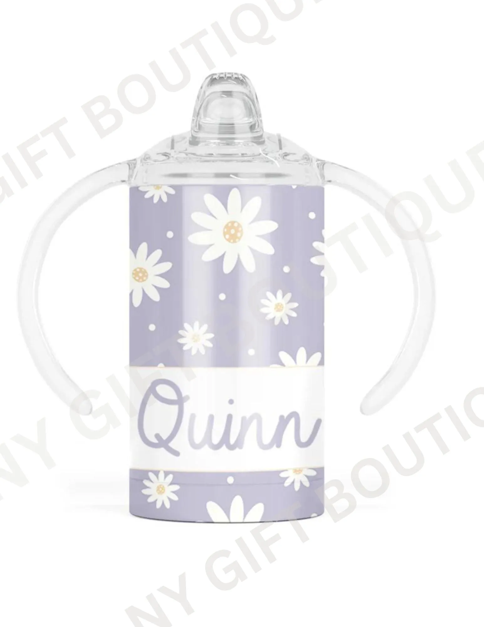 Loving Lavender Daisy Personalized Tumbler