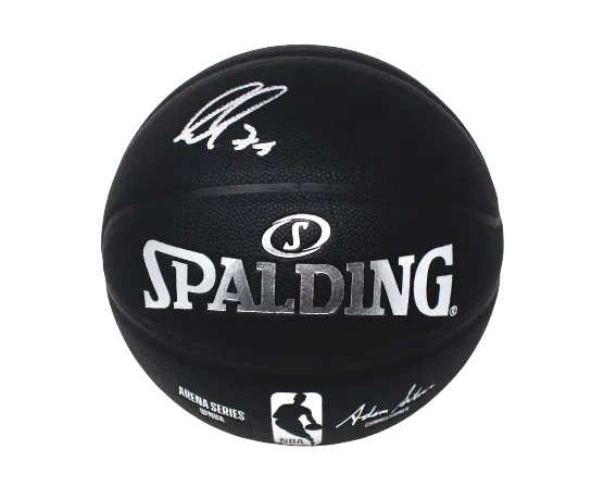 Luka Doncic Dallas Mavericks Signed Black Spalding Autograph Basketball Fanatics