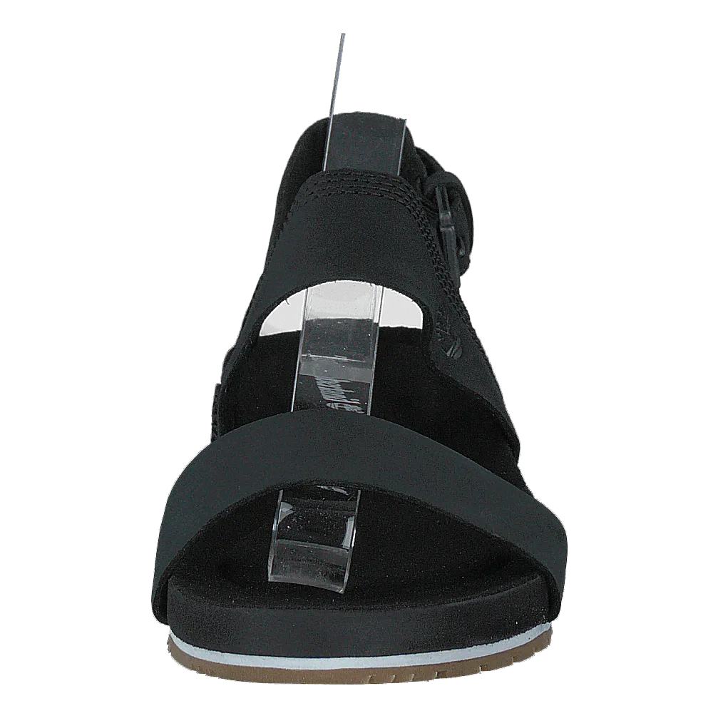 Malibu Waves 2 Band Sandal Black