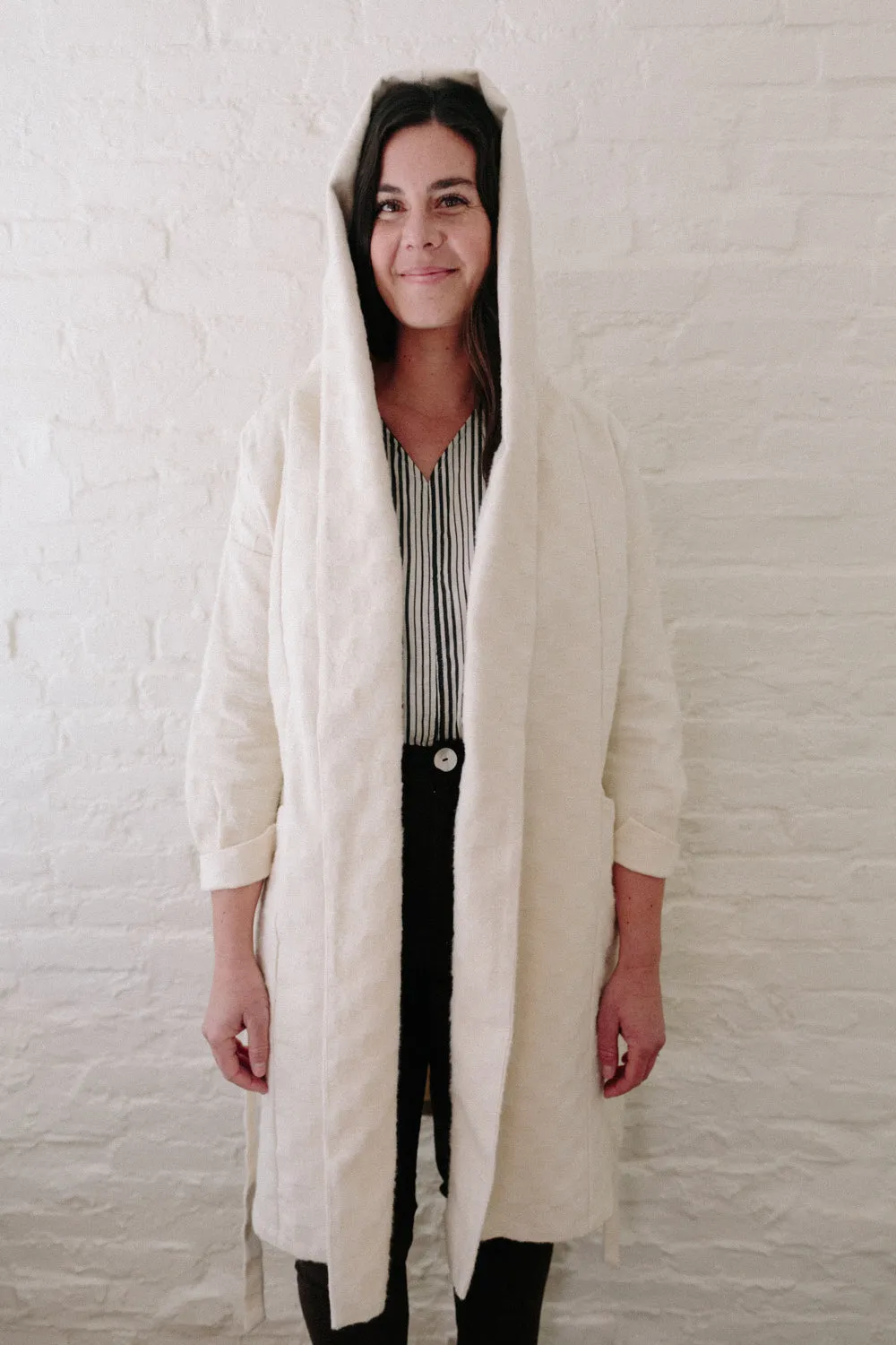 Mantle Jacket in Snow Jacquard