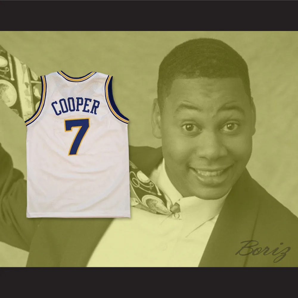 Mark Curry Mark Cooper 7 Pro Career Basketball Jersey Hangin' with Mr. Cooper