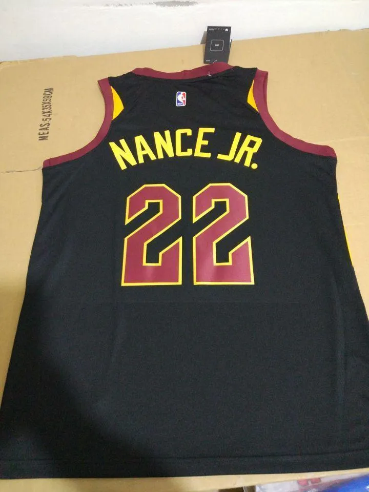 Men 22 Larry Nance Jr. Jersey Black Cleveland Cavaliers Jersey Fanatics