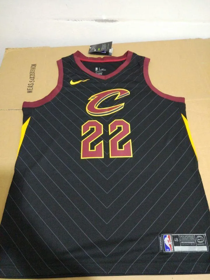 Men 22 Larry Nance Jr. Jersey Black Cleveland Cavaliers Jersey Fanatics