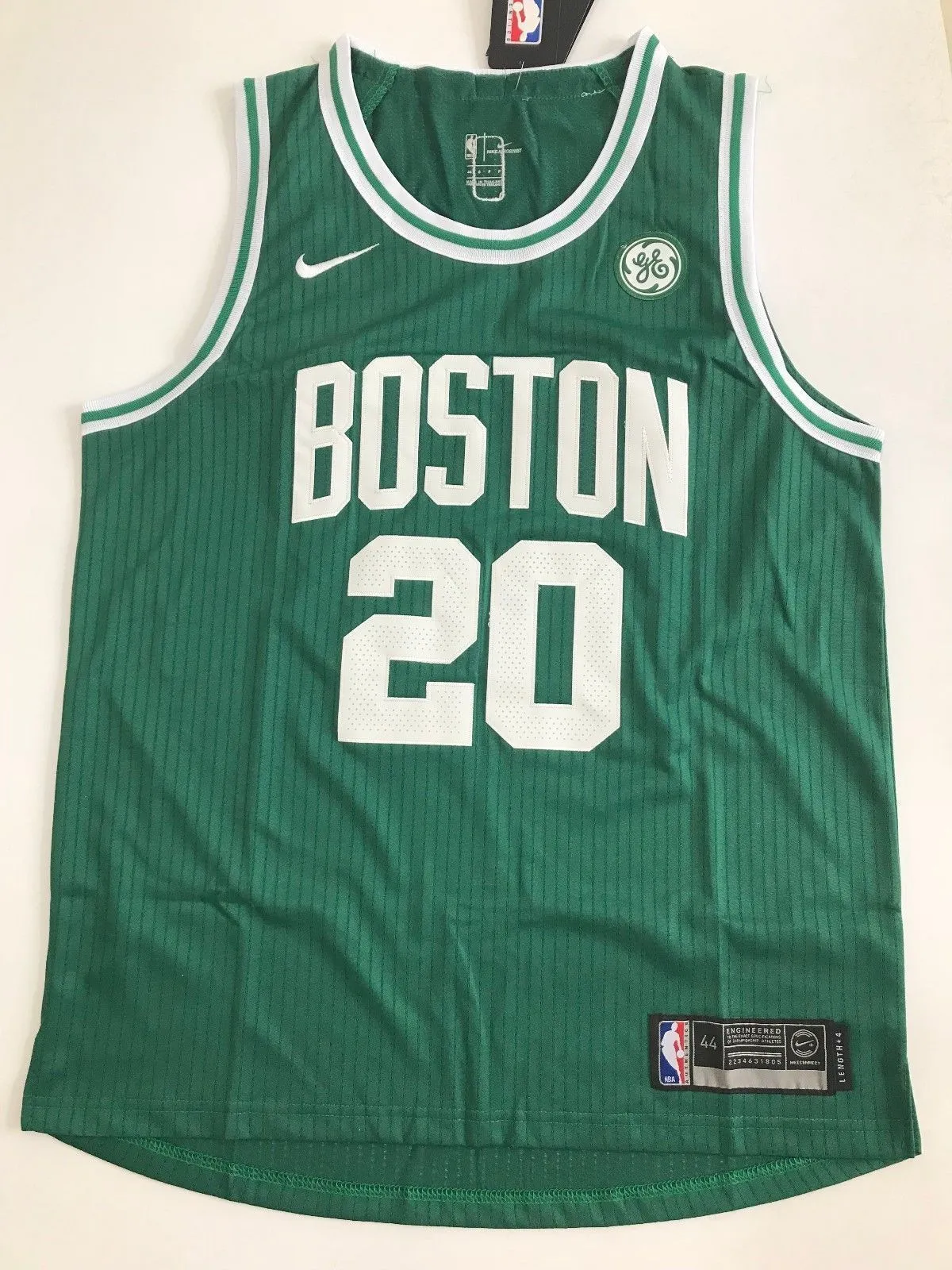 Men Gordon Hayward Jersey Green Boston Celtics Authentic Player