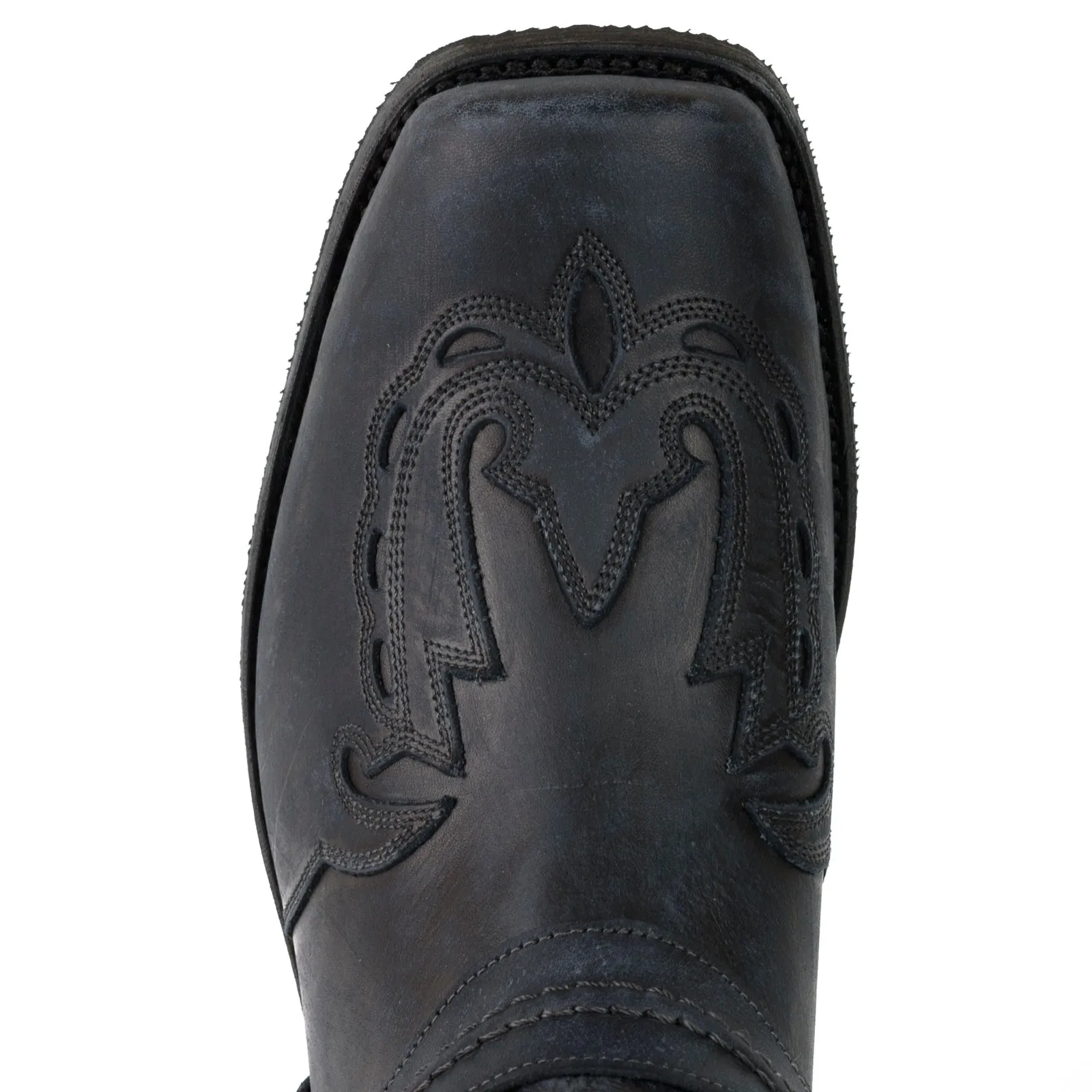 Men's Biker Motard Boots 2471 Handmade Suede Black