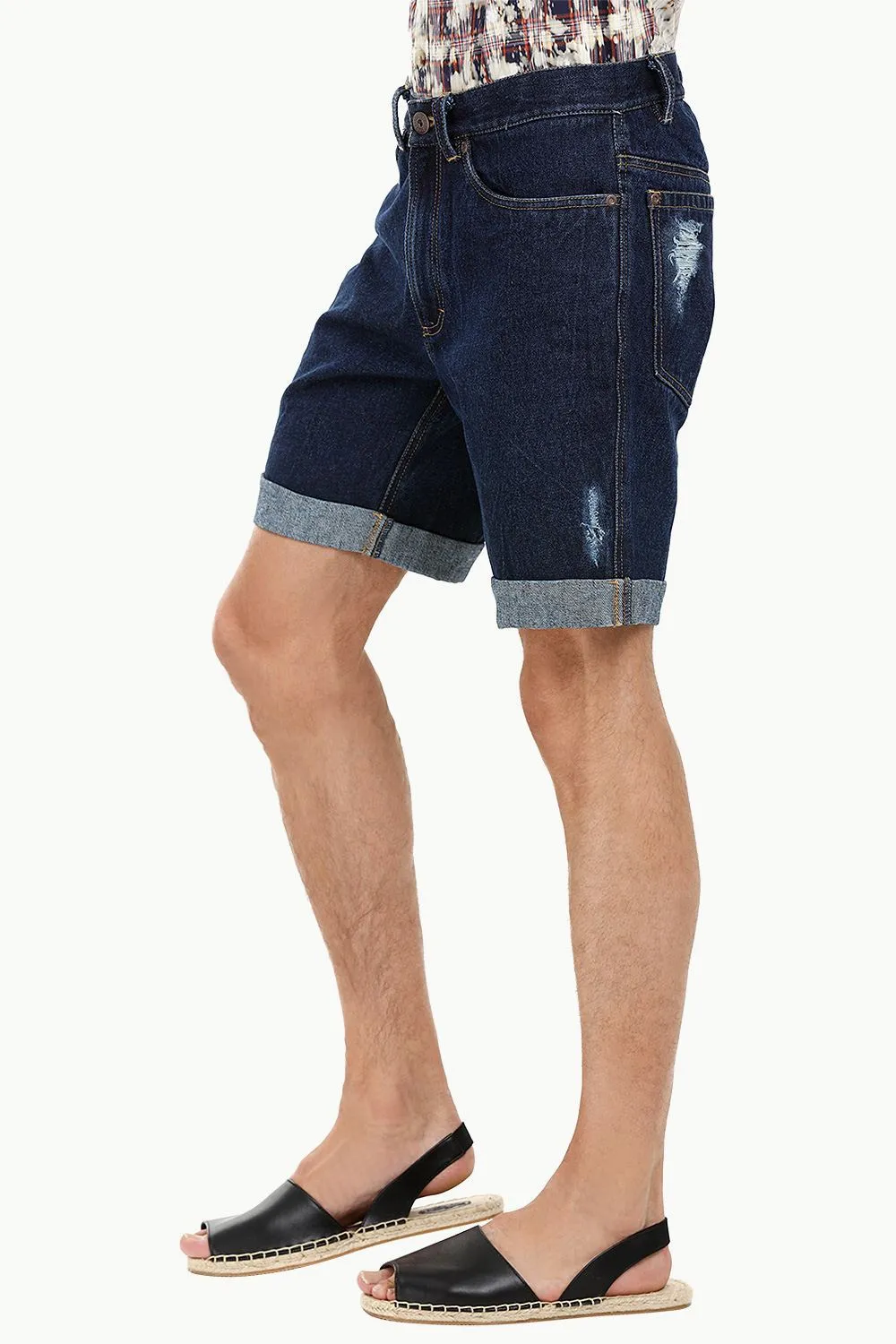 Mens Rugged Denim Summer Shorts