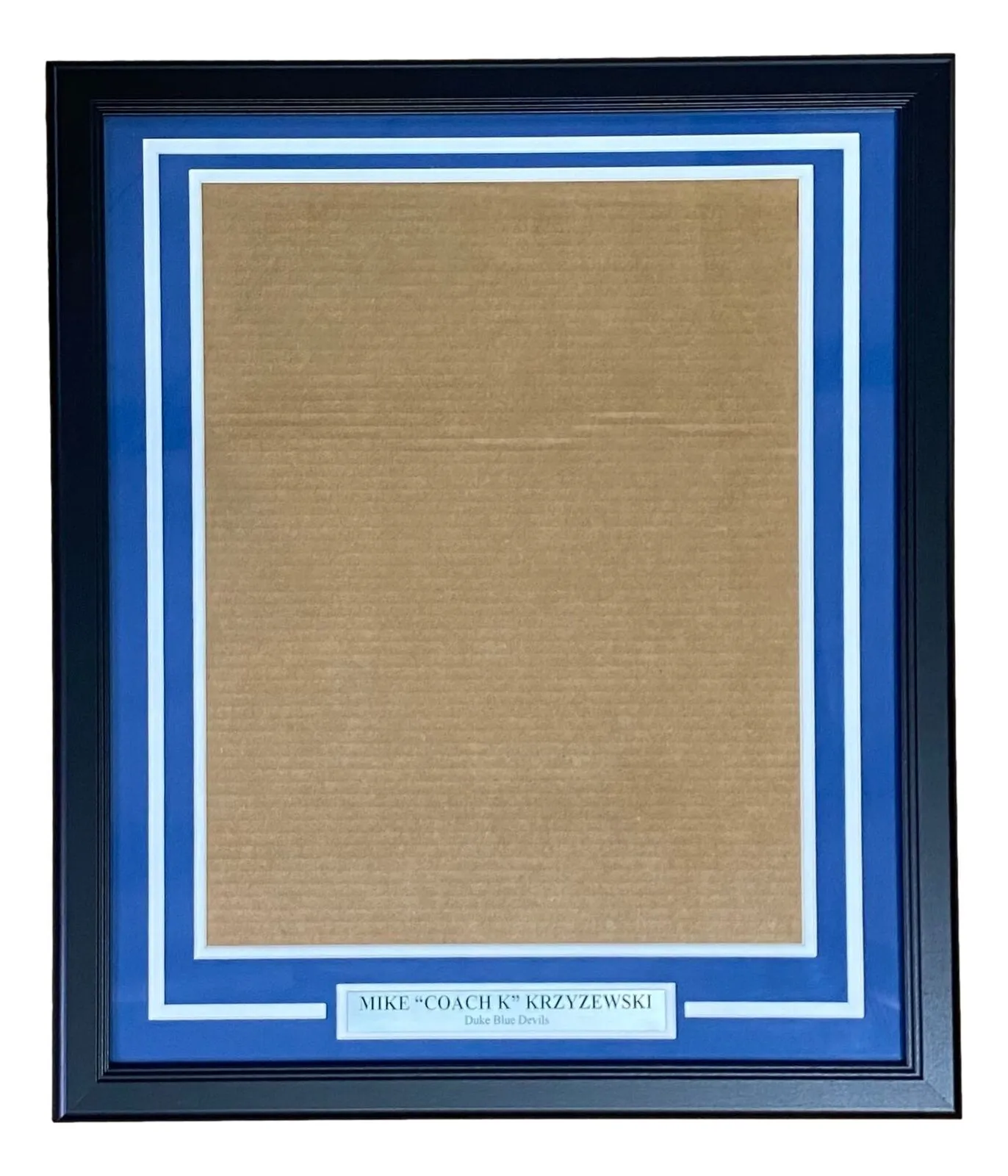 Mike "Coach K" Krzyzewski 16x20 Vertical Photo Frame Kit