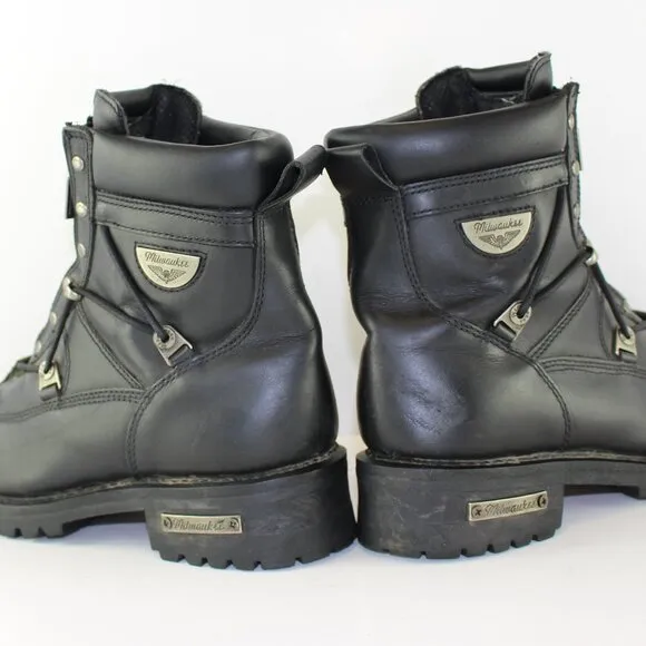 Milwaukee Tools Motorcycle Biker Boots Mens (US 10.5/EU 43.5)