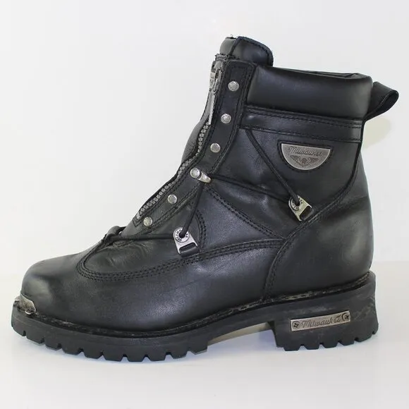 Milwaukee Tools Motorcycle Biker Boots Mens (US 10.5/EU 43.5)