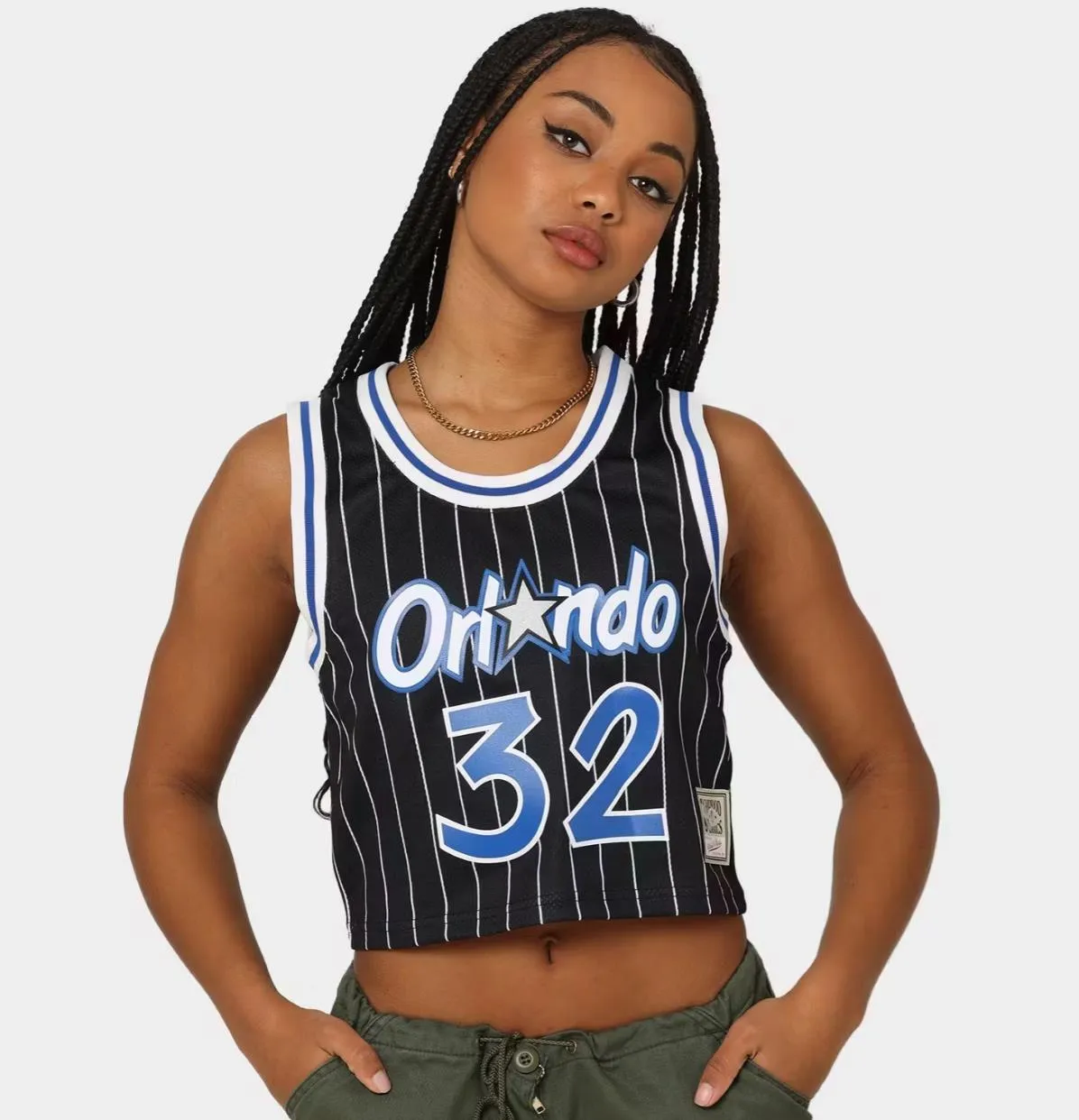 Mitchell & Ness Women's Orlando Magic Shaquille O'Neal Basketball Jersey Size L