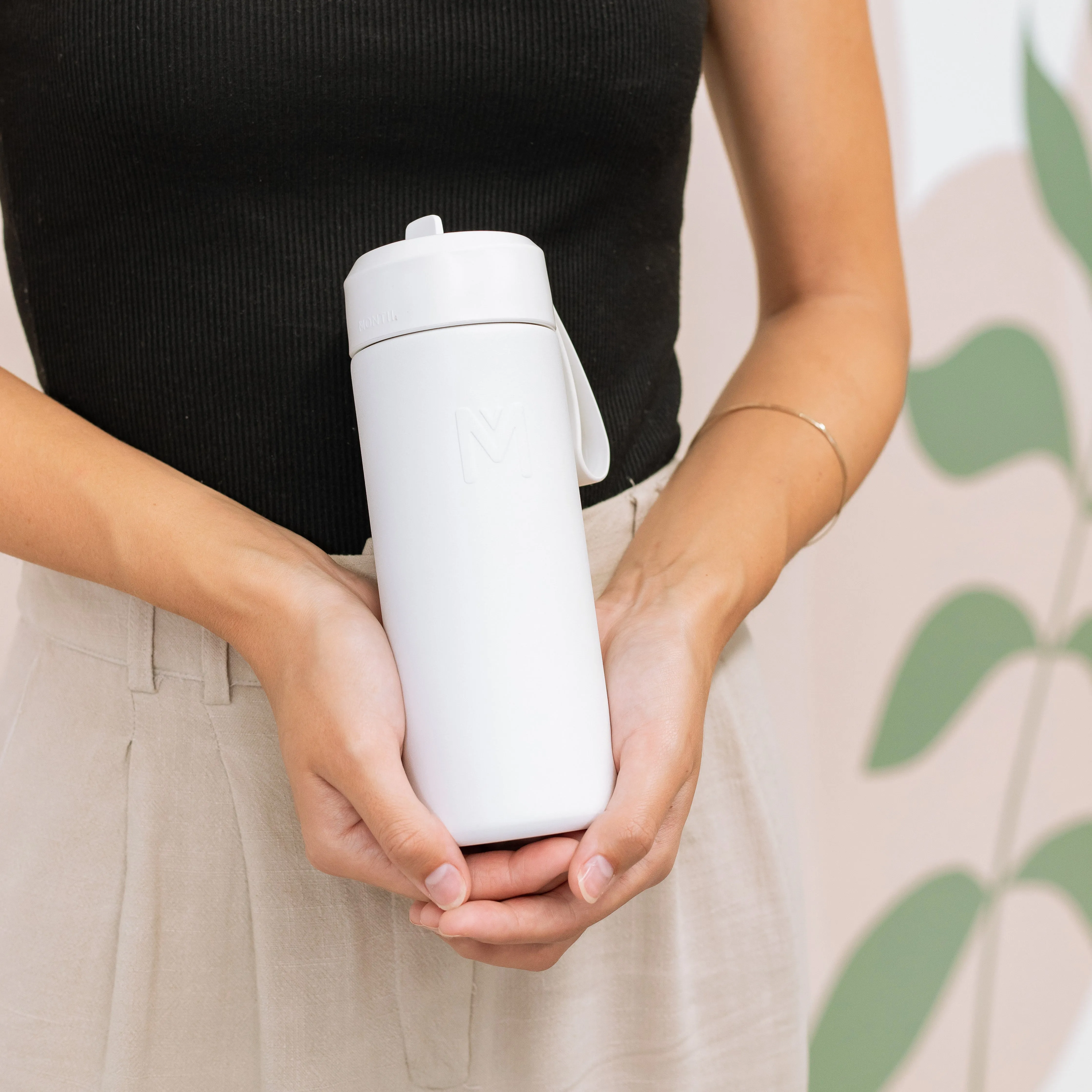 MontiiCo Fusion Sipper Lid Drink Bottle | Blizzard - 475ml