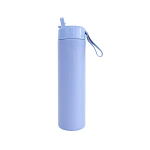 MontiiCo Fusion Sipper Lid Drink Bottle | Cloud - 700ml