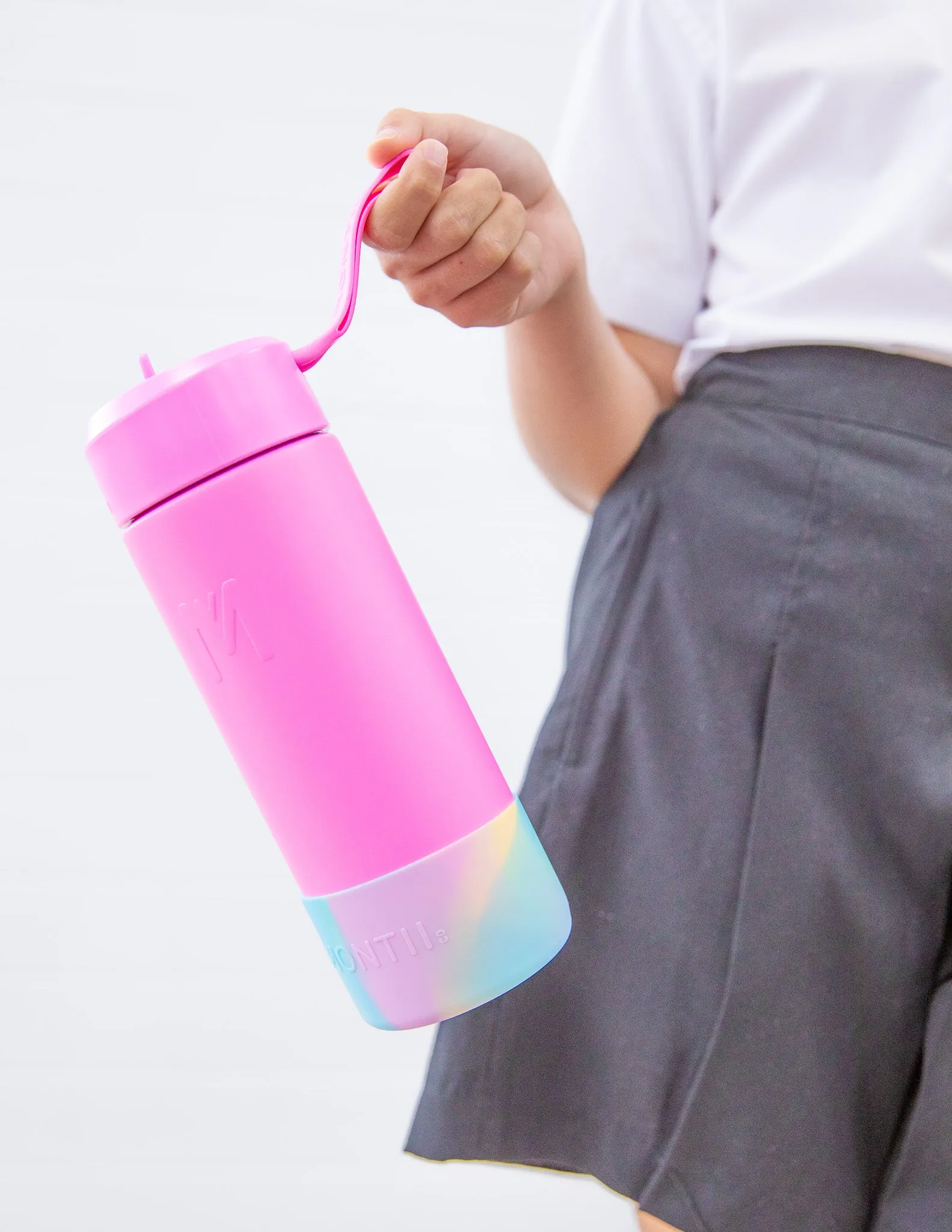 MontiiCo Fusion Sipper Lid Drink Bottle | Floss - 475ml