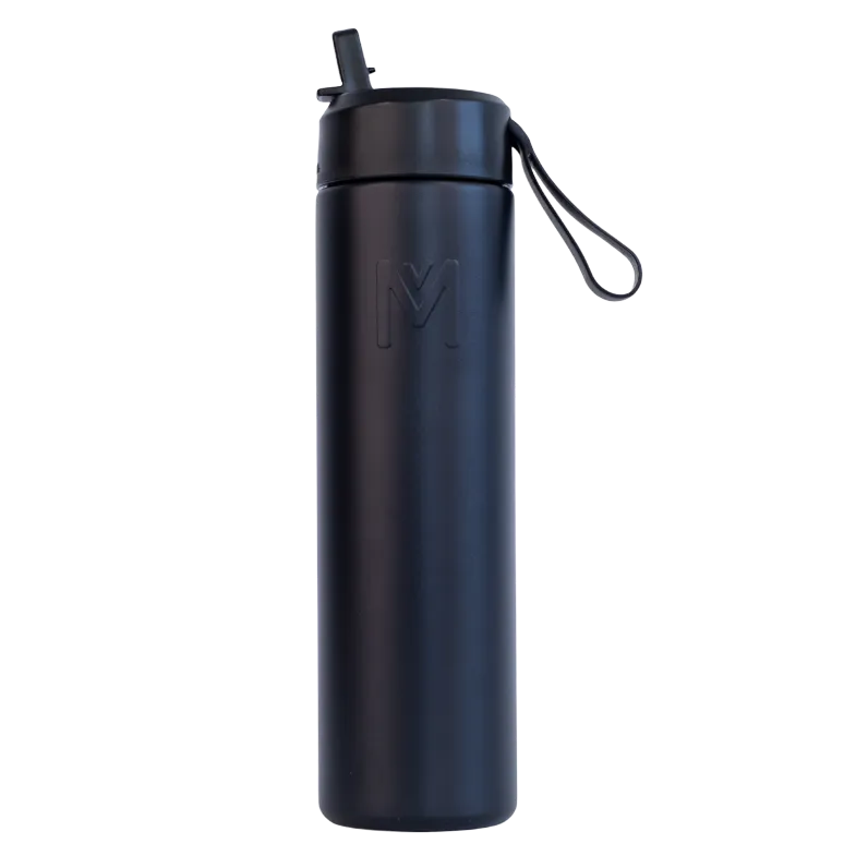MontiiCo Fusion Sipper Lid Drink Bottle | Midnight - 700ml