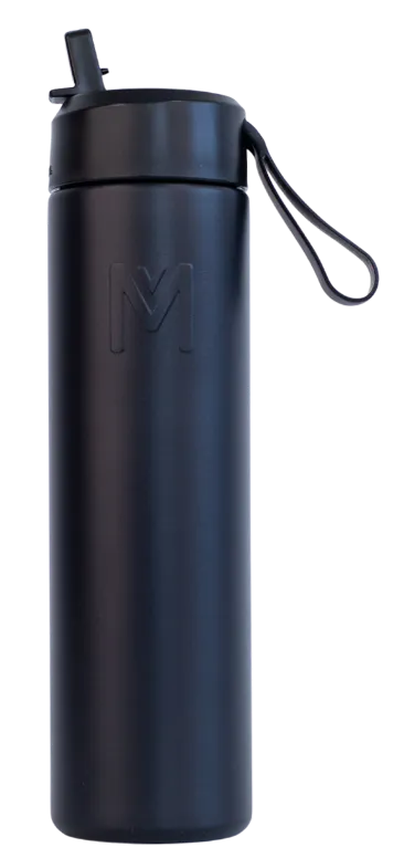 MontiiCo Fusion Sipper Lid Drink Bottle | Midnight - 700ml
