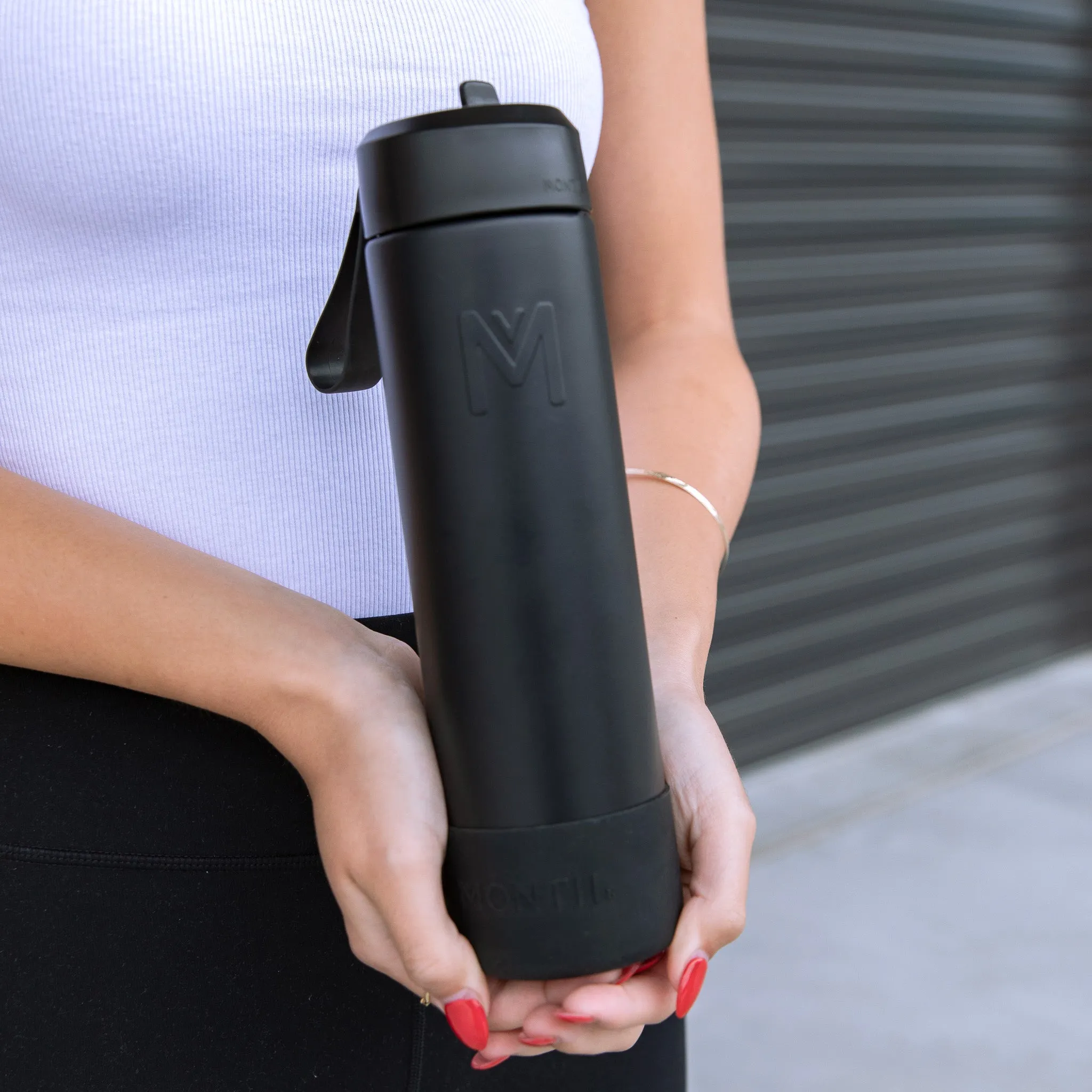 MontiiCo Fusion Sipper Lid Drink Bottle | Midnight - 700ml