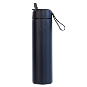 MontiiCo Fusion Sipper Lid Drink Bottle | Midnight - 700ml