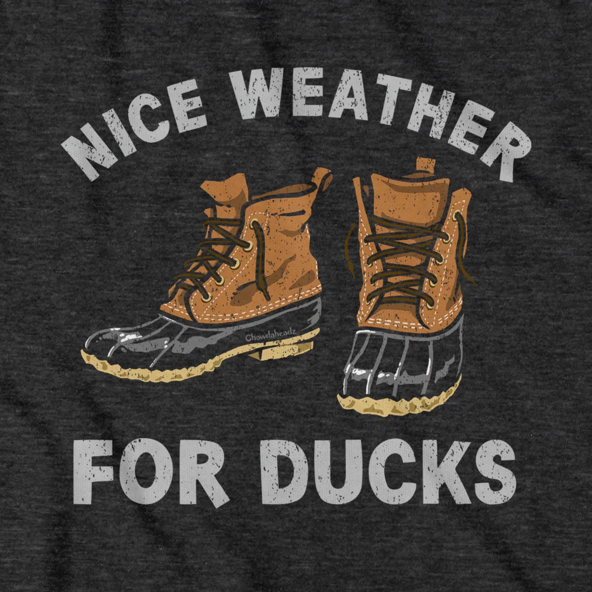 Nice Weather For Duck Boots Hoodie