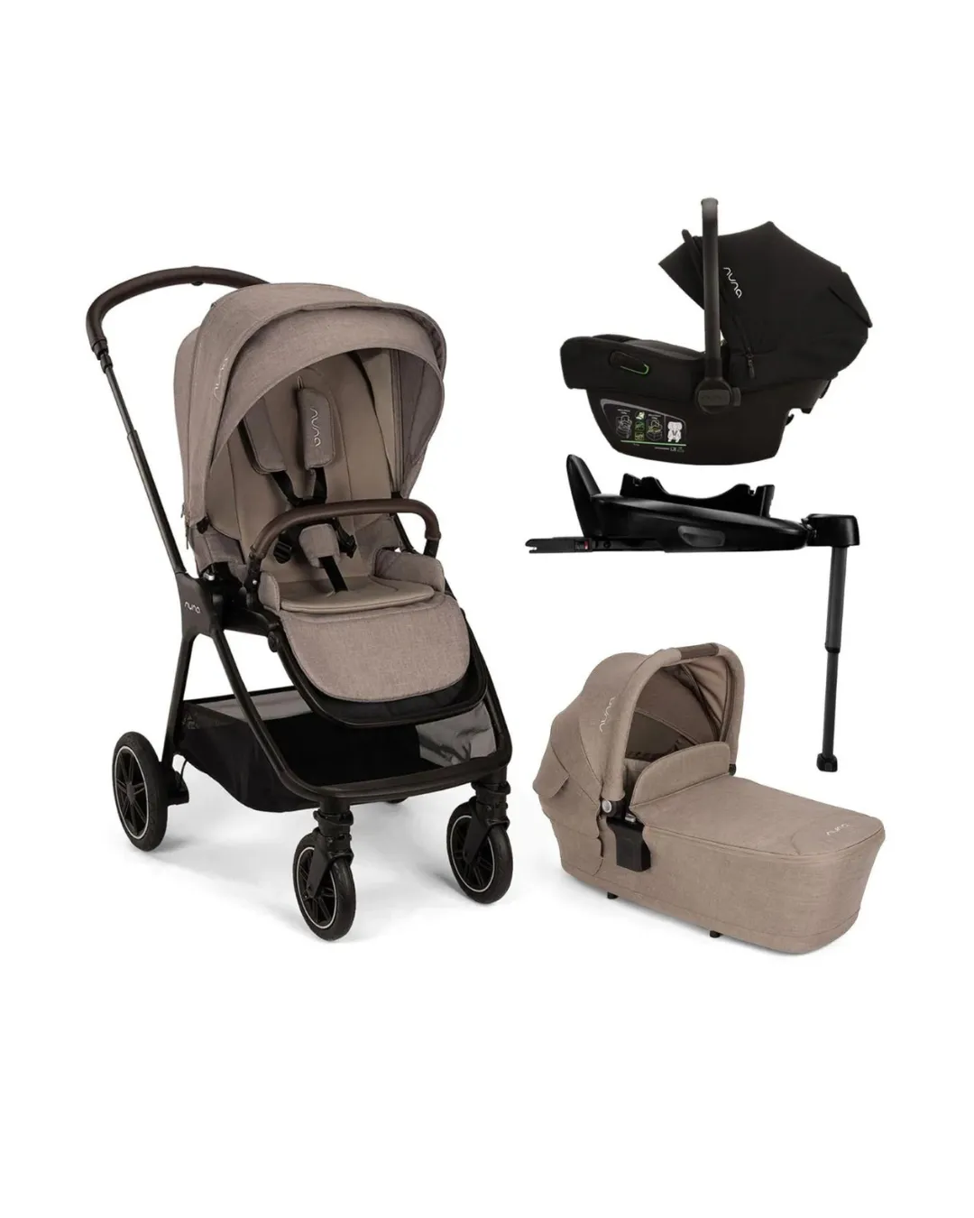 Nuna TRIV NEXT 4 Piece Travel Bundle   PIPA NEXT Travel System