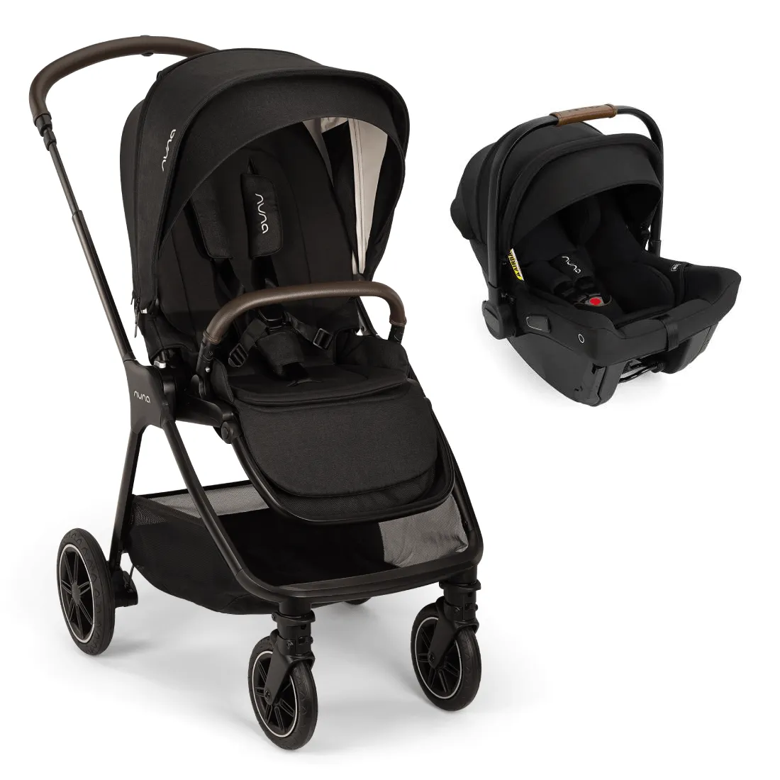Nuna TRIV Next Pushchair with Pipa URBN Car Seat - Caviar