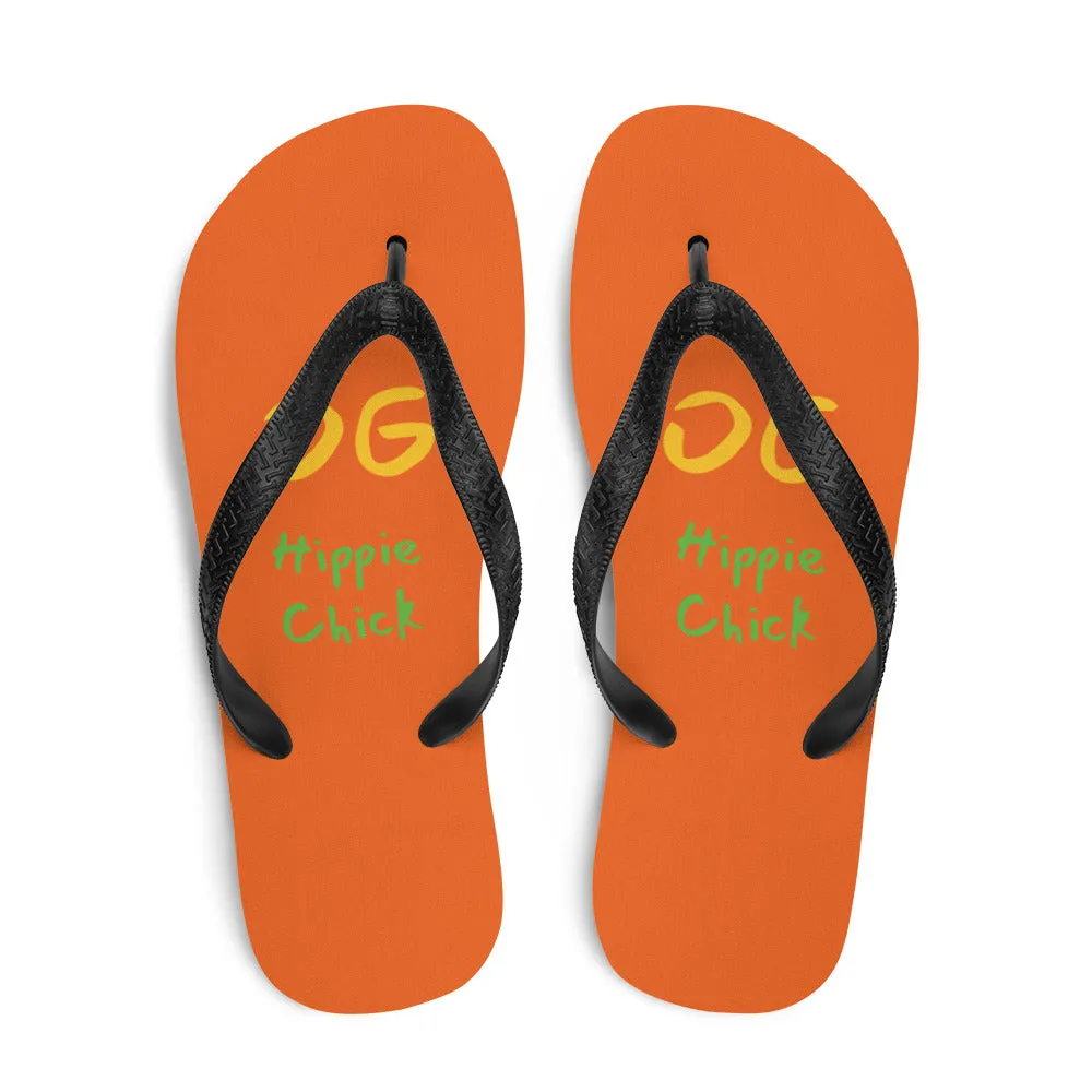 Orange Flip-Flops