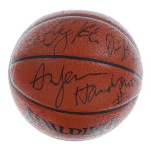 Orlando Magic 1993-94 Team Signed Basketball (JSA LOA) A Hardaway, Shaq, D Scott