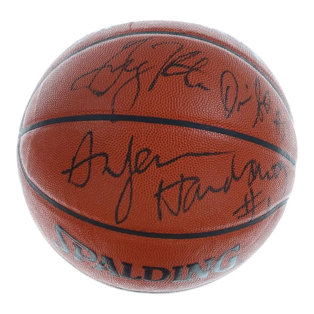 Orlando Magic 1993-94 Team Signed Basketball (JSA LOA) A Hardaway, Shaq, D Scott