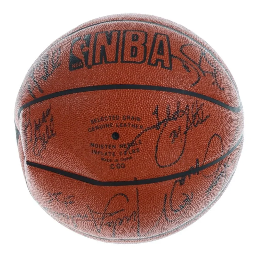 Orlando Magic 1993-94 Team Signed Basketball (JSA LOA) A Hardaway, Shaq, D Scott