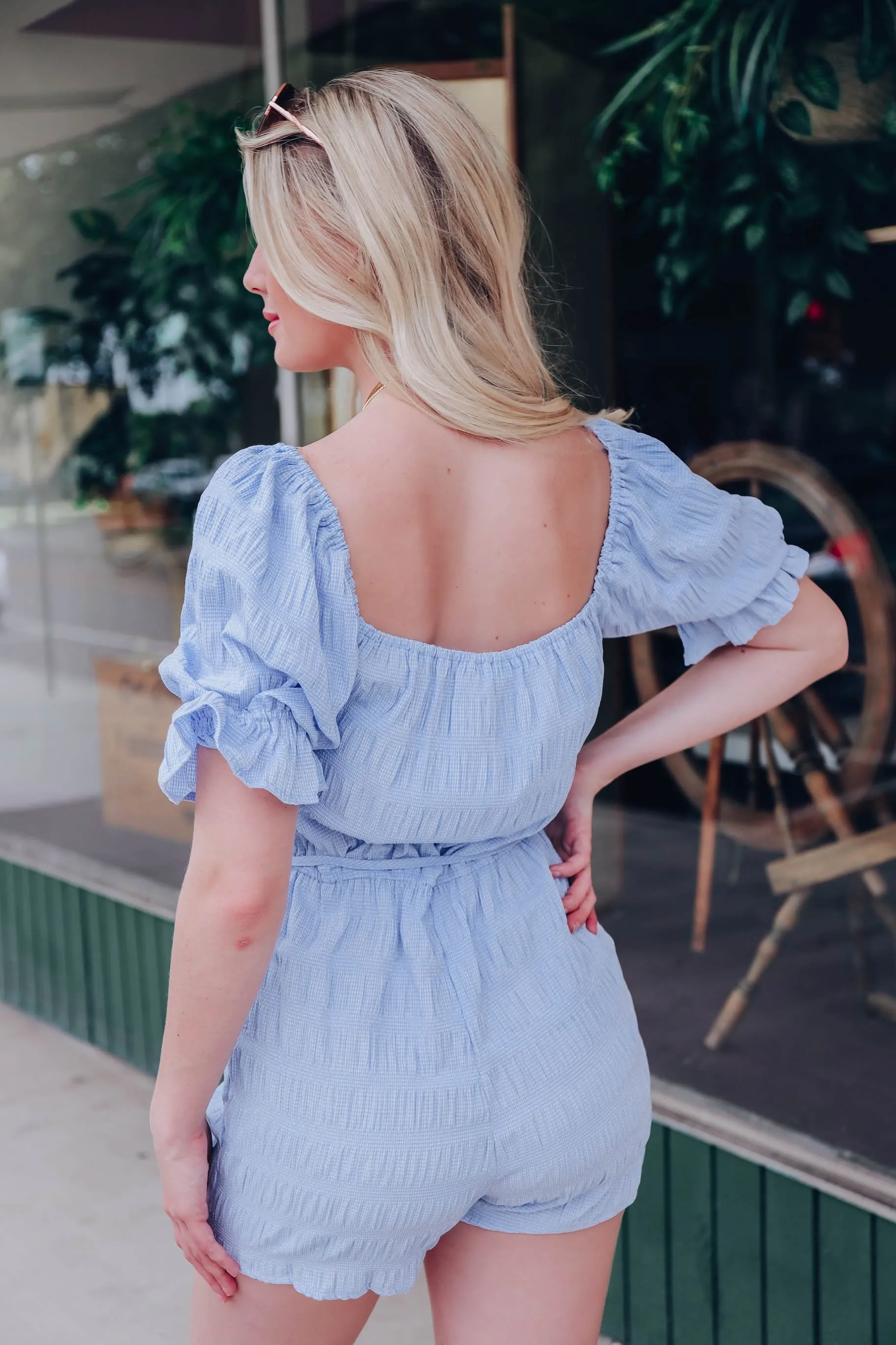 Orleans Seersucker Romper
