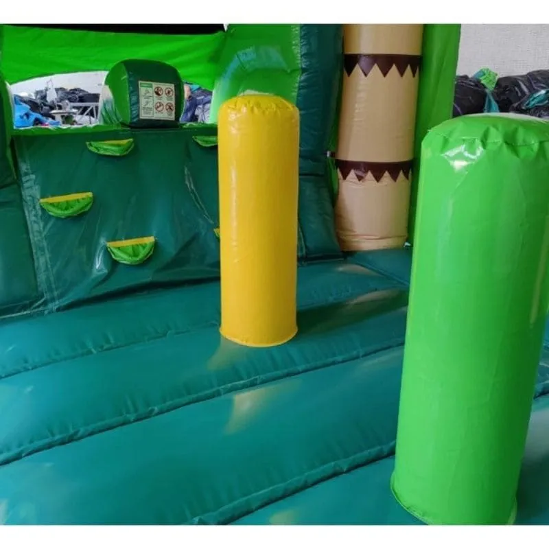 Palm Tree Bounce House Combo With Pool and Slide