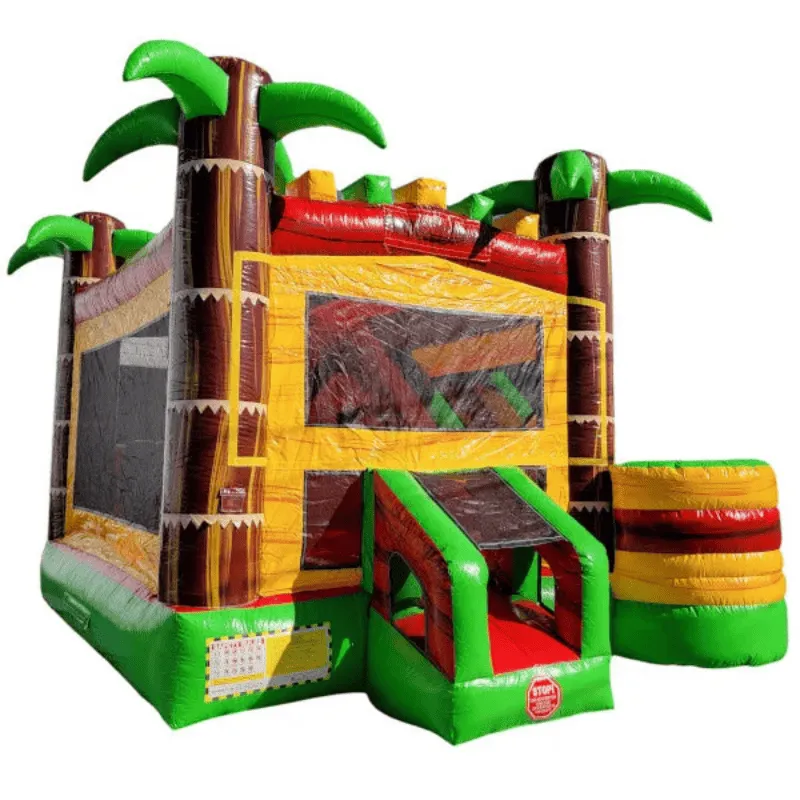 Palm Tree Bounce House Combo XL Wet/Dry