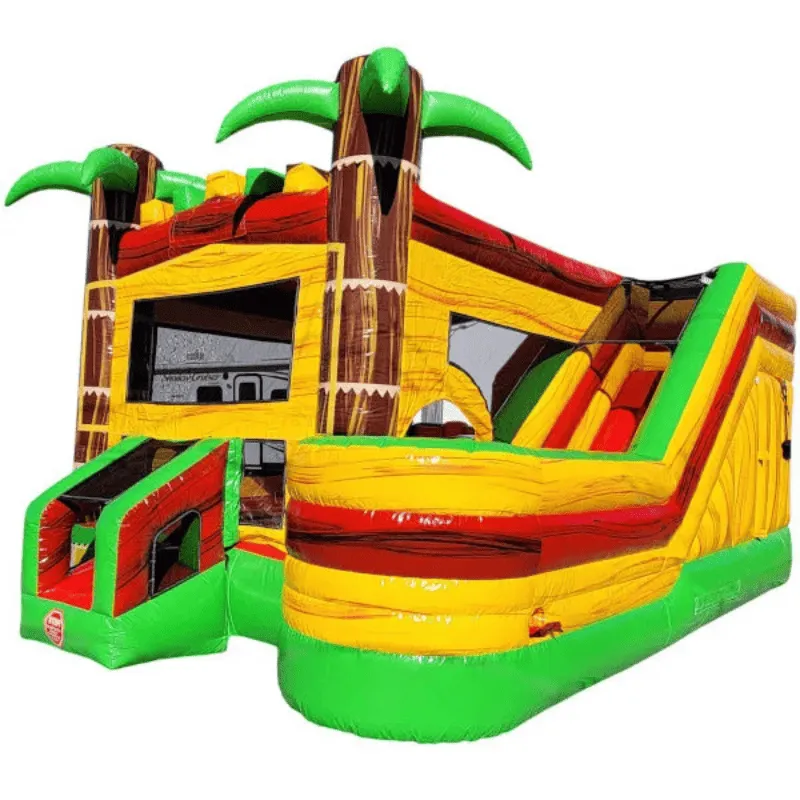 Palm Tree Bounce House Combo XL Wet/Dry