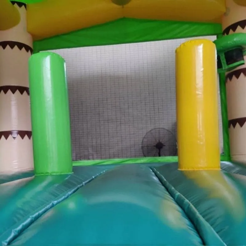 Palm Tree Bounce House with Hoop