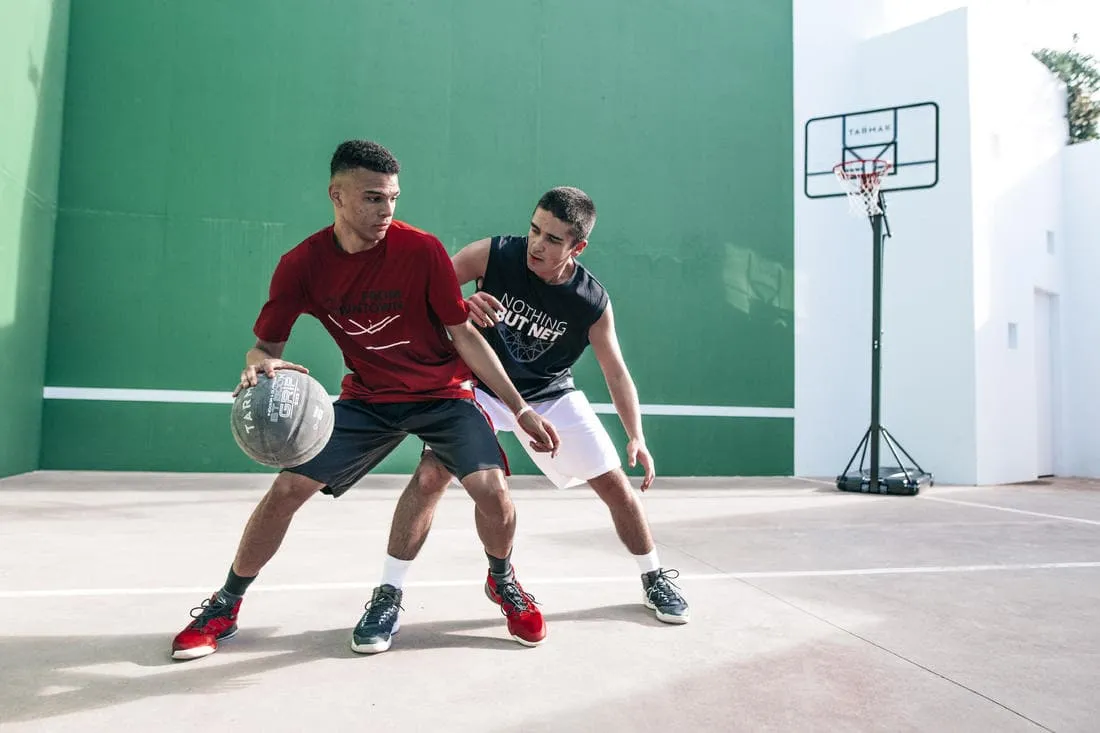 Panier de basket sur pied réglage facile 2,40m à 3,05m - B700 pro