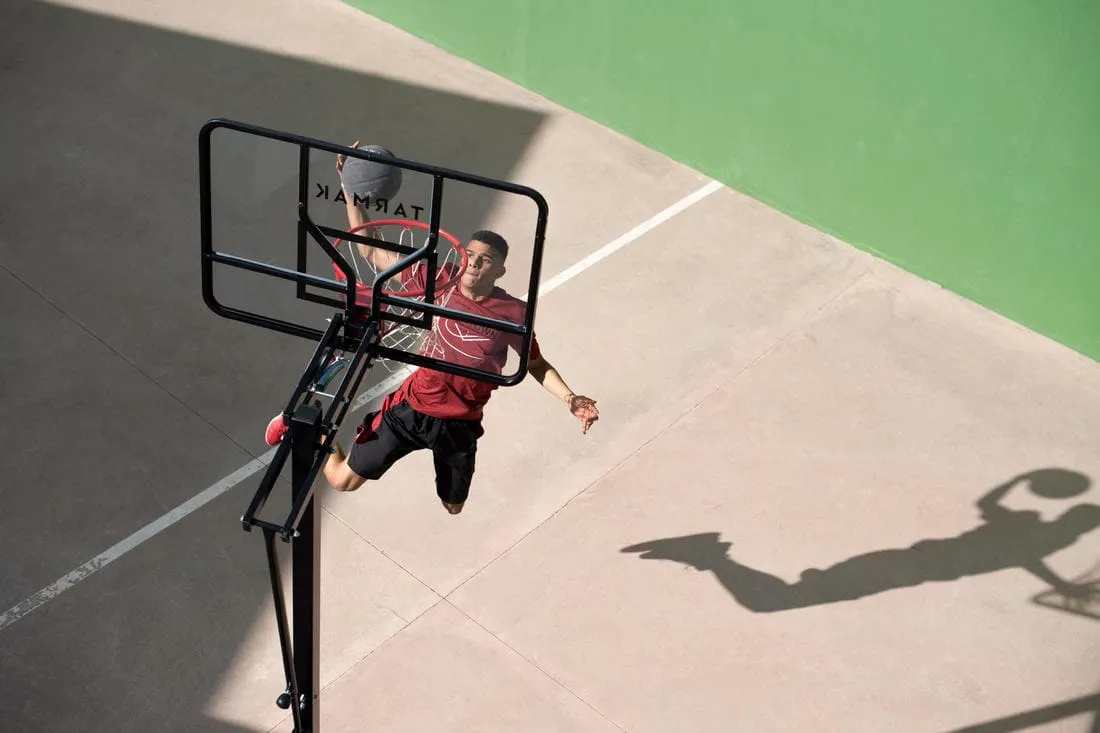 Panier de basket sur pied réglage facile 2,40m à 3,05m - B700 pro