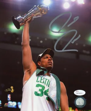 Paul Pierce Boston Celtics Signed 8x10 Photo 2008 NBA Finals Champions JSA