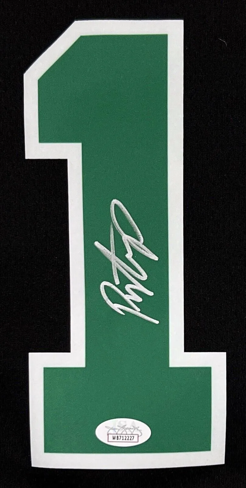 Payton Pritchard Celtics Signed Black Jordan Statement Swingman Jersey JSA
