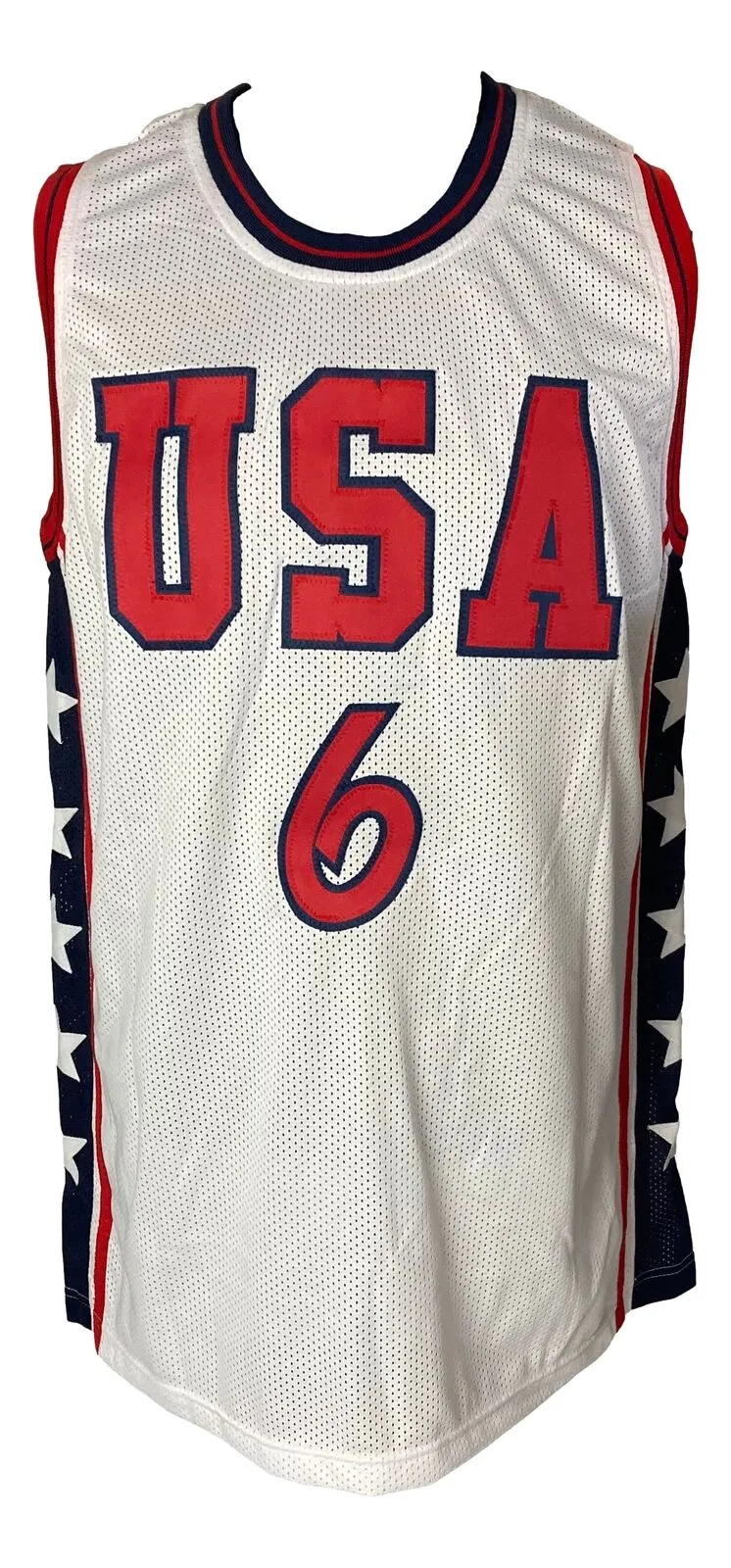 Penny Hardaway Signed White Olympic Basketball Jersey BAS ITP