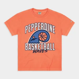 Pepperdine Waves Basketball Vintage Heavyweight Tee