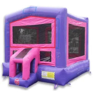 Pink and Purple Module Bounce House