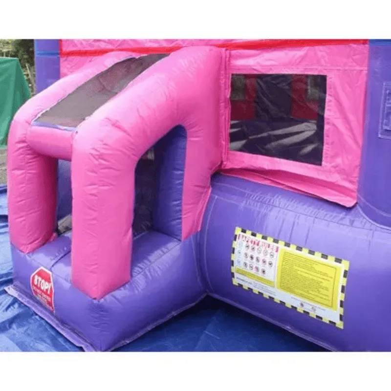 Pink and Purple Module Bounce House