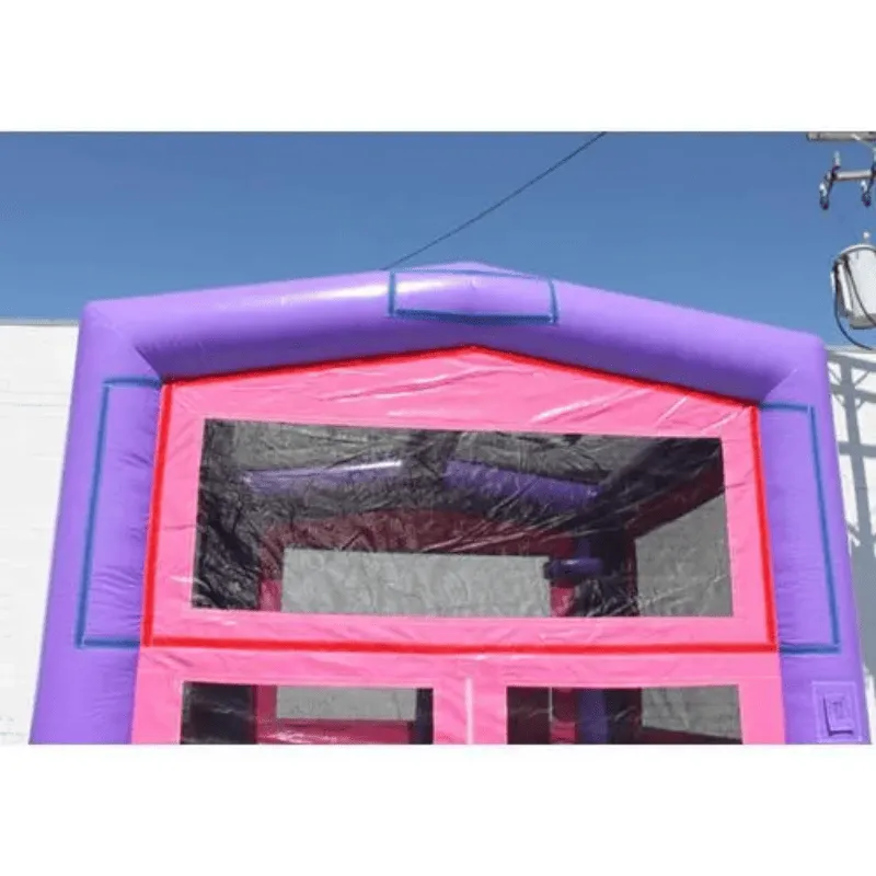 Pink and Purple Module Bounce House