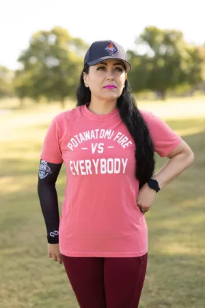 Potawatomi Fire VS Everybody Tee - Watermelon