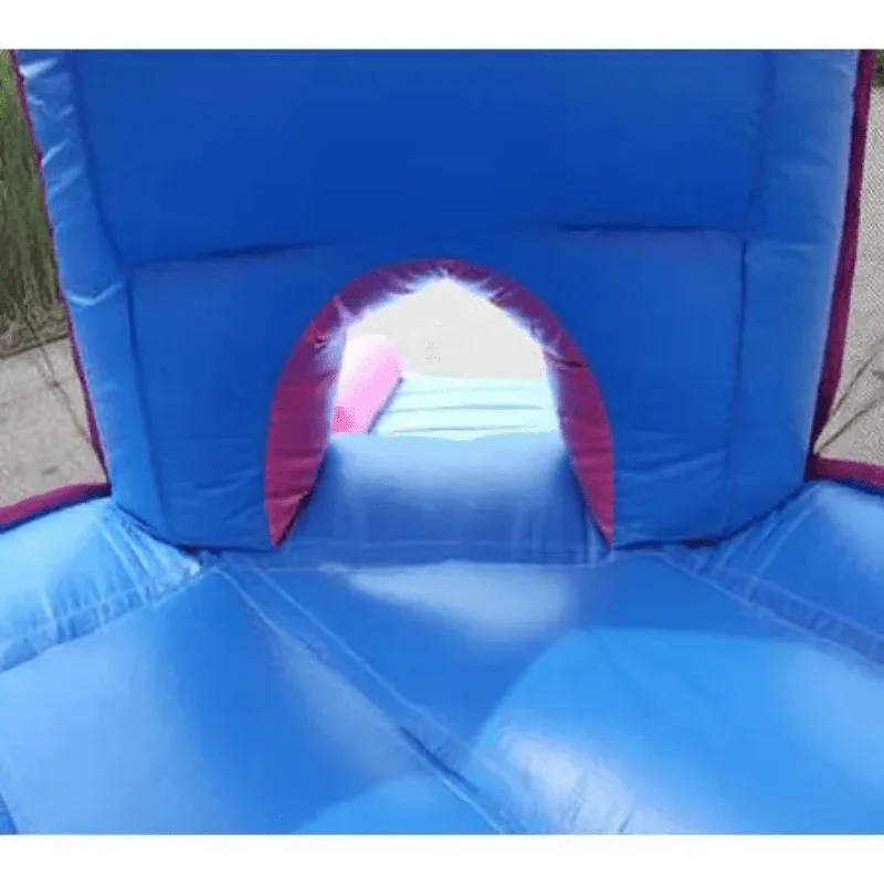 Princess Bounce House Pink and Blue Castle Inflatable