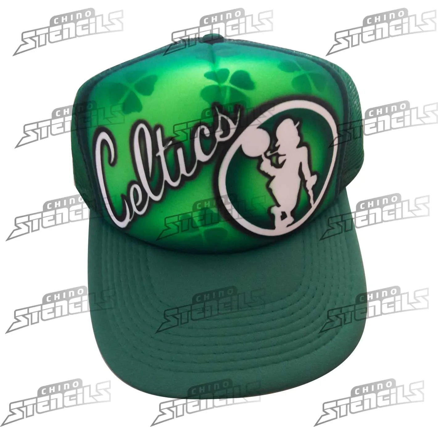 Pro Basketball hat stencils