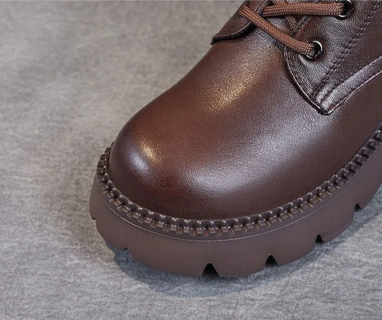 PU Leather Ankle Boots