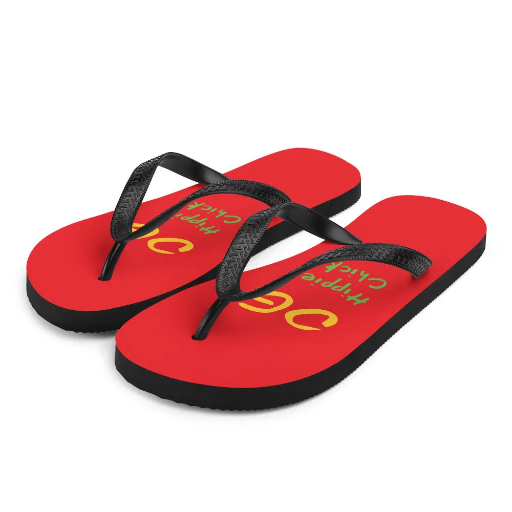 Red Flip-Flops